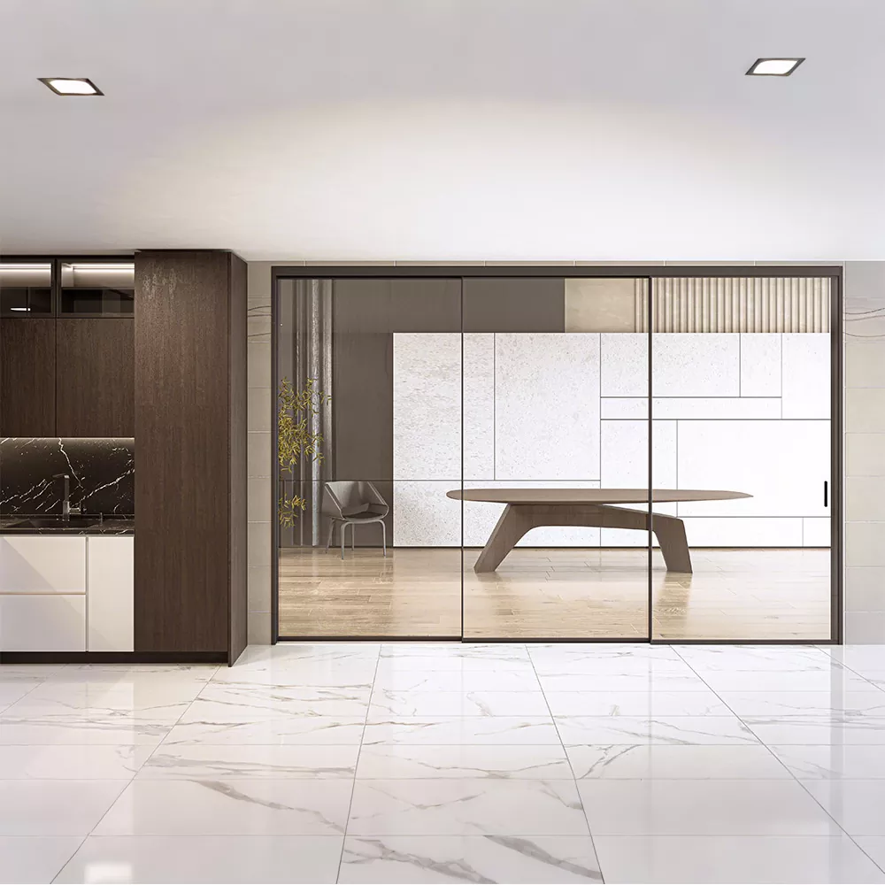 Extremely Narrow Sliding Door