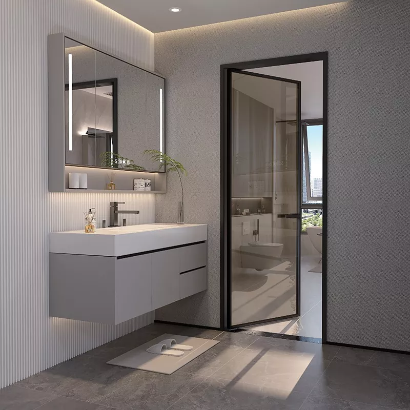 Extremely Narrow Swing Door